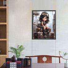 Lade das Bild in den Galerie-Viewer, Mechanic Girl-Full Square Diamond Painting-40x50cm