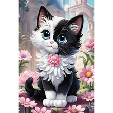 Lade das Bild in den Galerie-Viewer, Katze-Voller Diamond Painting-40x60cm-Large Size