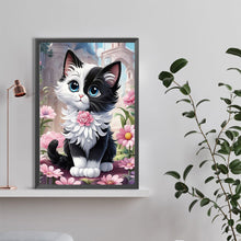 Lade das Bild in den Galerie-Viewer, Katze-Voller Diamond Painting-40x60cm-Large Size