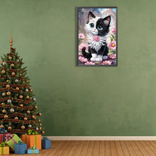Lade das Bild in den Galerie-Viewer, Katze-Voller Diamond Painting-40x60cm-Large Size