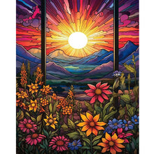 Lade das Bild in den Galerie-Viewer, Schöner Sonnenaufgang-Voller Diamond Painting-40x50cm