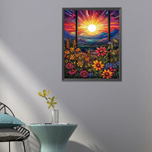 Lade das Bild in den Galerie-Viewer, Schöner Sonnenaufgang-Voller Diamond Painting-40x50cm