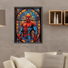 Lade das Bild in den Galerie-Viewer, Buntglas Spiderman-Voller Diamond Painting-30x40cm