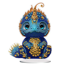 Lade das Bild in den Galerie-Viewer, Drachen-Einseitiger Bohrer-Hölzern Diamond Desktop-Ornament
