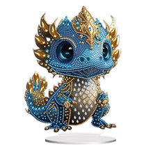 Lade das Bild in den Galerie-Viewer, Drachen-Einseitiger Bohrer-Hölzern Diamond Desktop-Ornament
