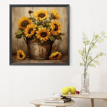 Lade das Bild in den Galerie-Viewer, Sonnenblume-Voller Diamond Painting-30x30cm
