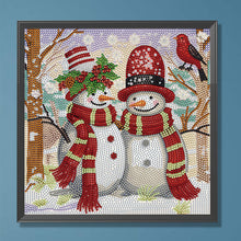 Lade das Bild in den Galerie-Viewer, Spezielles Diamantgemälde mit Tierpartie, 30 x 30 cm