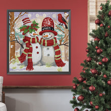 Lade das Bild in den Galerie-Viewer, Spezielles Diamantgemälde mit Tierpartie, 30 x 30 cm