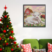 Lade das Bild in den Galerie-Viewer, Spezielles Diamantgemälde mit Tierpartie, 30 x 30 cm