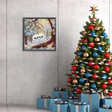 Lade das Bild in den Galerie-Viewer, Spezielles Diamantgemälde mit Tierpartie, 30 x 30 cm