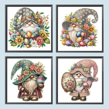 Lade das Bild in den Galerie-Viewer, Osterzwerg – Teilweise spezielles Diamantgemälde – 30 x 30 cm