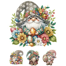 Lade das Bild in den Galerie-Viewer, Osterzwerg – Teilweise spezielles Diamantgemälde – 30 x 30 cm