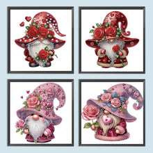 Lade das Bild in den Galerie-Viewer, Valentinstag-Zwerg – teilweise spezielles Diamantgemälde – 30 x 30 cm