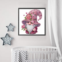 Lade das Bild in den Galerie-Viewer, Valentinstag-Zwerg – teilweise spezielles Diamantgemälde – 30 x 30 cm