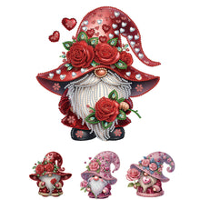 Lade das Bild in den Galerie-Viewer, Valentinstag-Zwerg – teilweise spezielles Diamantgemälde – 30 x 30 cm