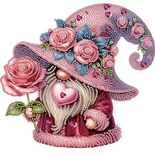 Lade das Bild in den Galerie-Viewer, Valentinstag-Zwerg – teilweise spezielles Diamantgemälde – 30 x 30 cm