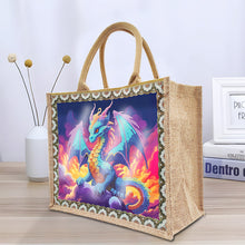 Lade das Bild in den Galerie-Viewer, Leinen-DP Einkaufstasche, Austauschbare Leinwand