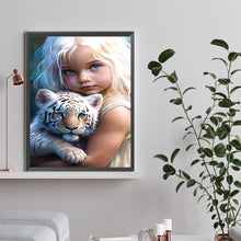 Lade das Bild in den Galerie-Viewer, Life of Pets Girl-voll Round/Square Diamond Painting-30x40cm/40x50cm/50x70cm
