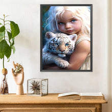 Lade das Bild in den Galerie-Viewer, Life of Pets Girl-voll Round/Square Diamond Painting-30x40cm/40x50cm/50x70cm