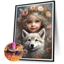 Lade das Bild in den Galerie-Viewer, Life of Pets Girl-voll Round/Square Diamond Painting-30x40cm/40x50cm/50x70cm
