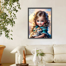 Lade das Bild in den Galerie-Viewer, Life of Pets Girl-Full Round/Square Diamond Painting-30x40cm/40x50cm/50x70cm