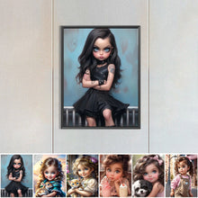 Lade das Bild in den Galerie-Viewer, Life of Pets Girl-Full Round/Square Diamond Painting-30x40cm/40x50cm/50x70cm