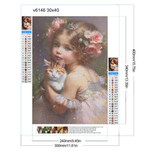 Lade das Bild in den Galerie-Viewer, Life of Pets Girl-Full Round/Square Diamond Painting-30x40cm/40x50cm/50x70cm