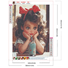 Lade das Bild in den Galerie-Viewer, Princess Girl-Full Round/Square Diamond Painting-30x40cm/40x50cm/50x70cm