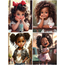 Lade das Bild in den Galerie-Viewer, Princess Girl-Full Round/Square Diamond Painting-30x40cm/40x50cm/50x70cm