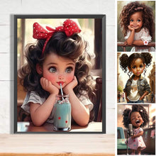 Lade das Bild in den Galerie-Viewer, Princess Girl-Full Round/Square Diamond Painting-30x40cm/40x50cm/50x70cm