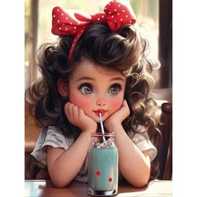Lade das Bild in den Galerie-Viewer, Princess Girl-Full Round/Square Diamond Painting-30x40cm/40x50cm/50x70cm
