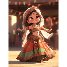 Lade das Bild in den Galerie-Viewer, Afroamerikanisches Mädchen-Voll Round/Square Diamond Painting-30x40cm/40x50cm/50x70cm