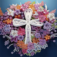 Lade das Bild in den Galerie-Viewer, Cross-Partial Besonders Diamond Painting-30x30cm