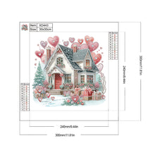 Lade das Bild in den Galerie-Viewer, Liebeshaus-Teilweise Special Diamond Painting-30x30cm