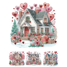 Lade das Bild in den Galerie-Viewer, Liebeshaus-Teilweise Special Diamond Painting-30x30cm