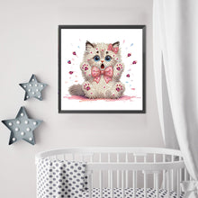 Lade das Bild in den Galerie-Viewer, Katze-Partial Teilweise Diamond Painting-30x30cm