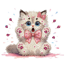 Lade das Bild in den Galerie-Viewer, Katze-Partial Teilweise Diamond Painting-30x30cm