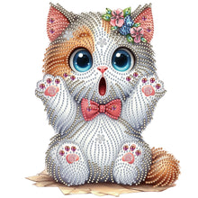 Lade das Bild in den Galerie-Viewer, Katze-Partial Teilweise Diamond Painting-30x30cm