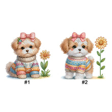 Lade das Bild in den Galerie-Viewer, Hunde-Teil-Special Diamond Painting-35x30cm