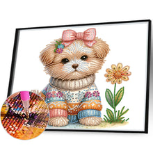 Lade das Bild in den Galerie-Viewer, Hunde-Teil-Special Diamond Painting-35x30cm