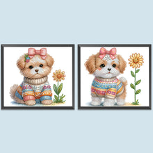 Lade das Bild in den Galerie-Viewer, Hunde-Teil-Special Diamond Painting-35x30cm