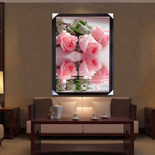 Lade das Bild in den Galerie-Viewer, Rose Rose 5D Diamond Bricolage Peinture Craft Kit Home Decor
