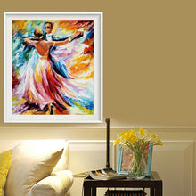 Lade das Bild in den Galerie-Viewer, Tanzen - voller runder Diamant - 30x36cm