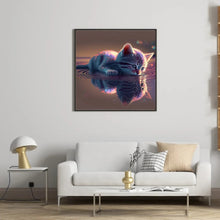 Lade das Bild in den Galerie-Viewer, Cat-Vollbild Diamond Painting