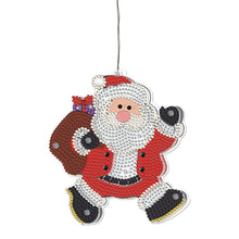 Lade das Bild in den Galerie-Viewer, 5D Weihnachten Diamant Malerei Hängeleuchte Festliche Strass Lampe Anhänger Kits