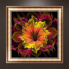 Lade das Bild in den Galerie-Viewer, Blume - voller runder Diamant - 30x30cm