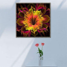 Lade das Bild in den Galerie-Viewer, Blume - voller runder Diamant - 30x30cm