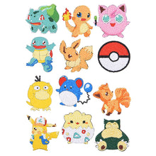 Lade das Bild in den Galerie-Viewer, 12pcs Pokémon - 5d diy Handwerk Aufkleber