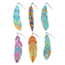 Lade das Bild in den Galerie-Viewer, DIY-Diamond-Painting-Feder-Lesezeichen