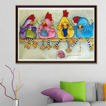 Lade das Bild in den Galerie-Viewer, Huhn - voller runder Diamant -